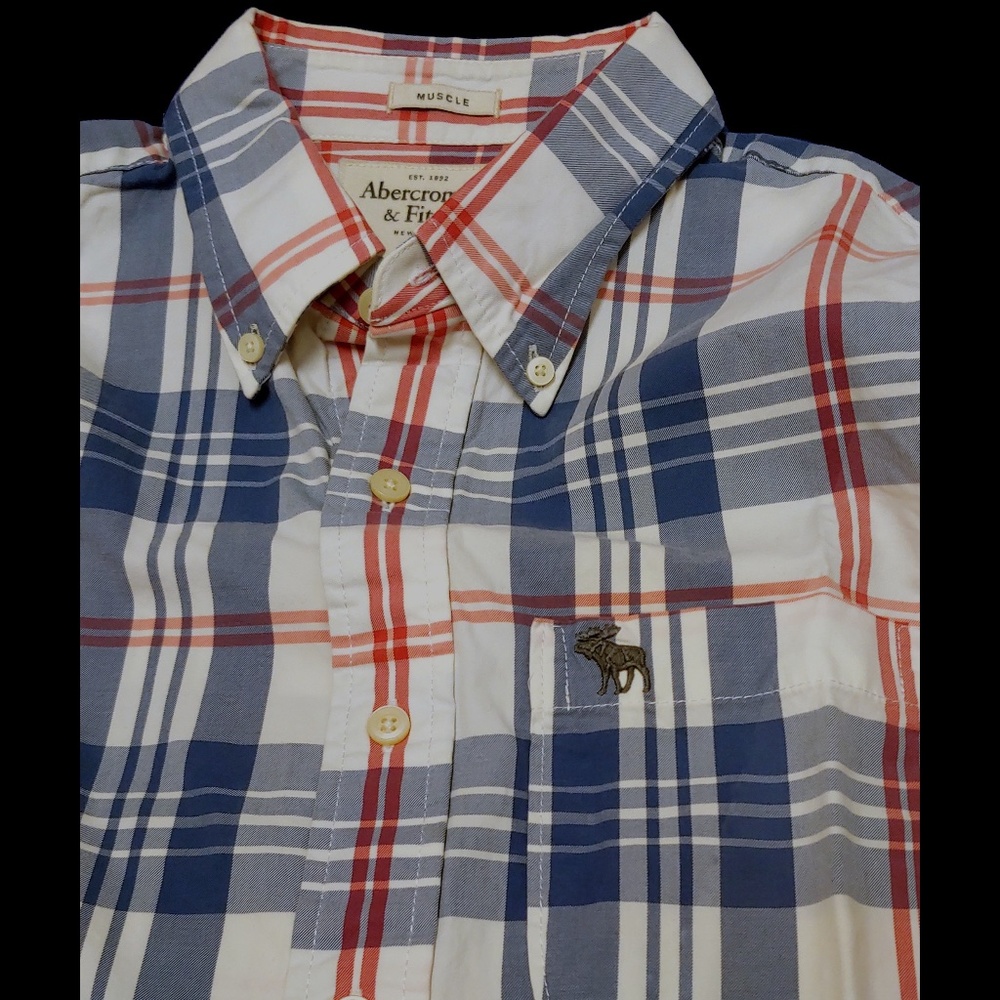 Abercrombie & Fitch Plaid Button Down Shirt